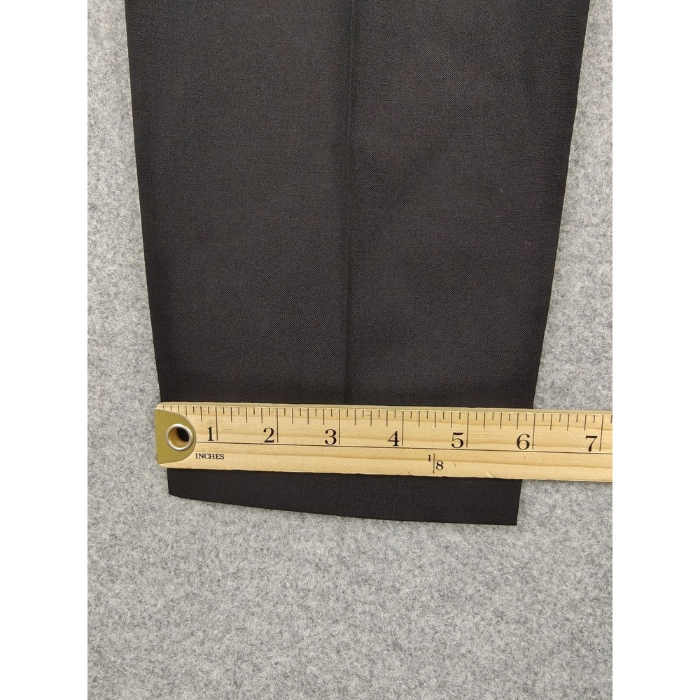 Theory Pants Womens 6 Black Wool Twill Slim Lined Dress Career Testra Sevona - Picture 6 of 10